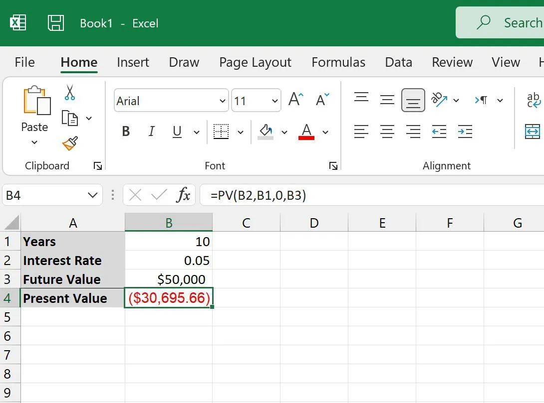 Excel现值：如何在Excel中计算PV excel-present-value-how-to-calculate-pv-in-excel
