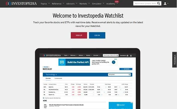 關注列表 watchlists